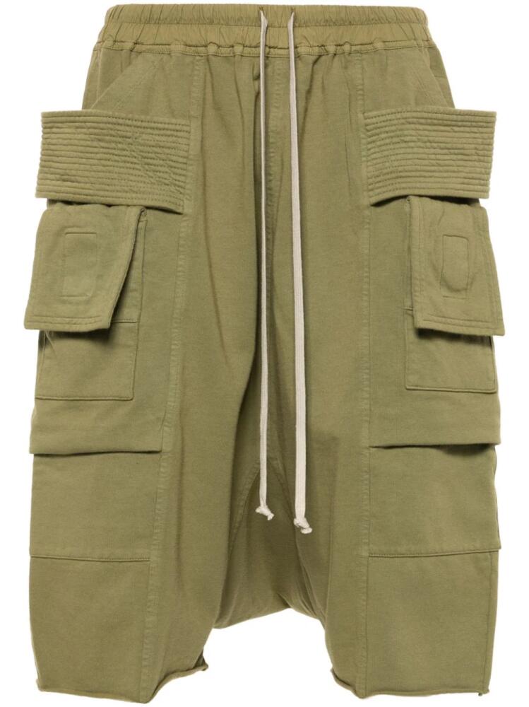 Rick Owens DRKSHDW Creatch cargo shorts - Green Cover