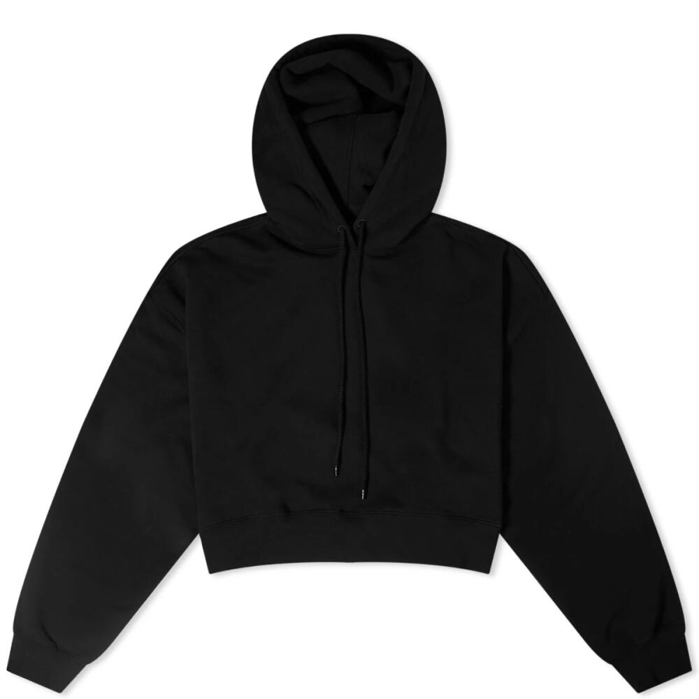 WARDROBE.NYC Women's Oversize Hooded Top in Black Cover