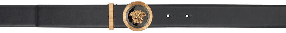 Versace Black Medusa Biggie Belt Cover