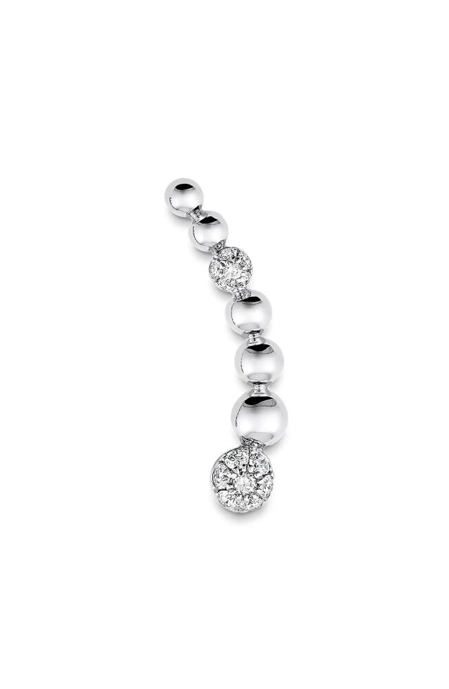 Sara Weinstock Isadora Single Diamond Ear Crawler in White Gold Cover