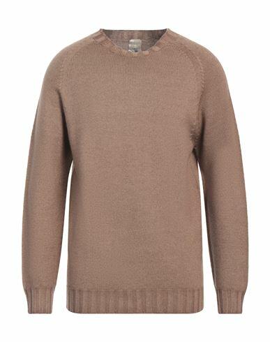 H953 Man Sweater Camel Merino Wool Cover