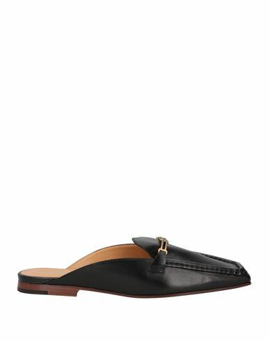 Tod's Woman Mules & Clogs Black Leather Cover