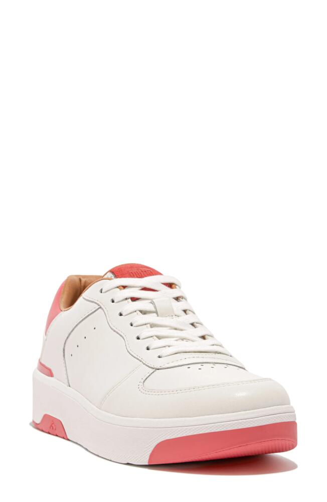 FitFlop Rally Evo Platform Sneaker in Urban White/Rosy Coral Cover