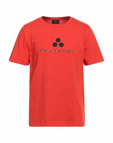 Peuterey Man T-shirt Red Cotton Cover