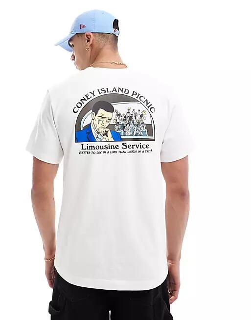 Coney Island Picnic Limousine Service T-shirt in white Cover