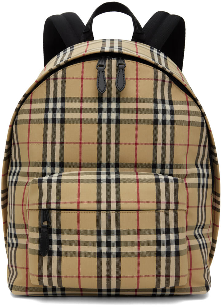 Burberry Beige Check Backpack Cover