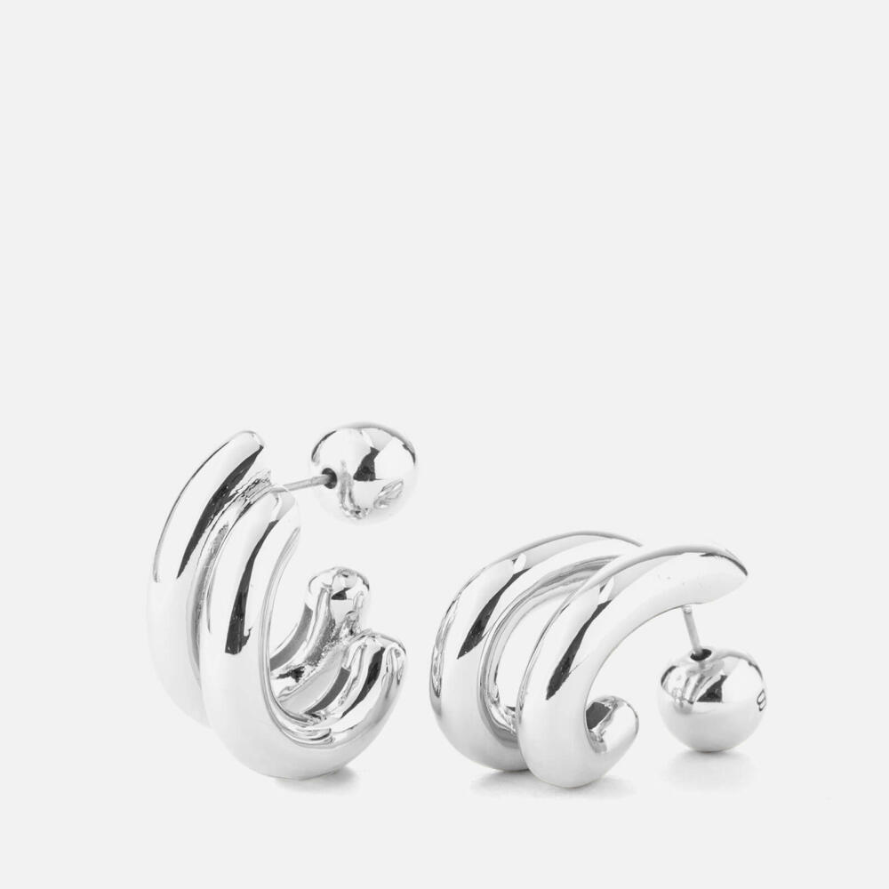 Jenny Bird Florence Silver-Plated Hoop Earrings Cover