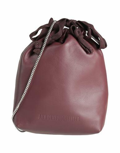 Ann Demeulemeester Woman Cross-body bag Burgundy Leather Cover