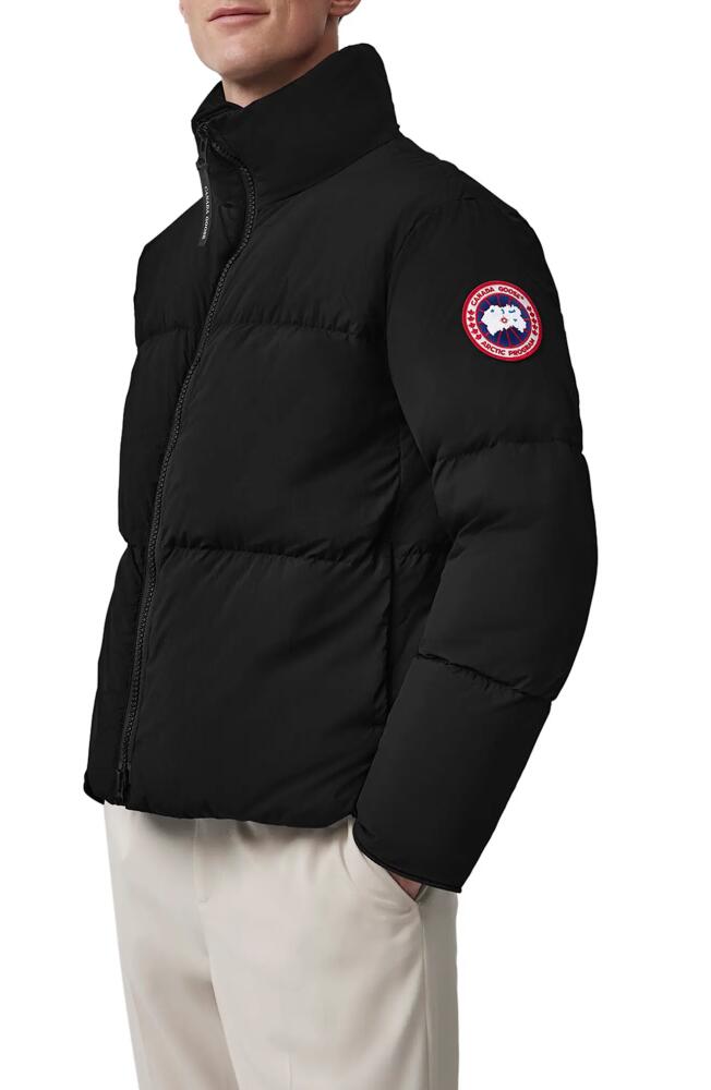 Canada Goose Lawrence Water Repellent 750 Fill Power Down Puffer Jacket in Black Cover