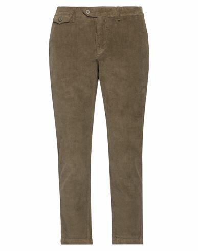 0/zero Construction Man Pants Khaki Cotton, Elastane Cover