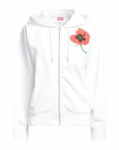 Kenzo Woman Sweatshirt White Cotton Cover