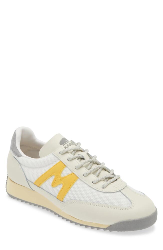 Karhu Gender Inclusive Mestari Sneaker in Lily White/Banana Cover