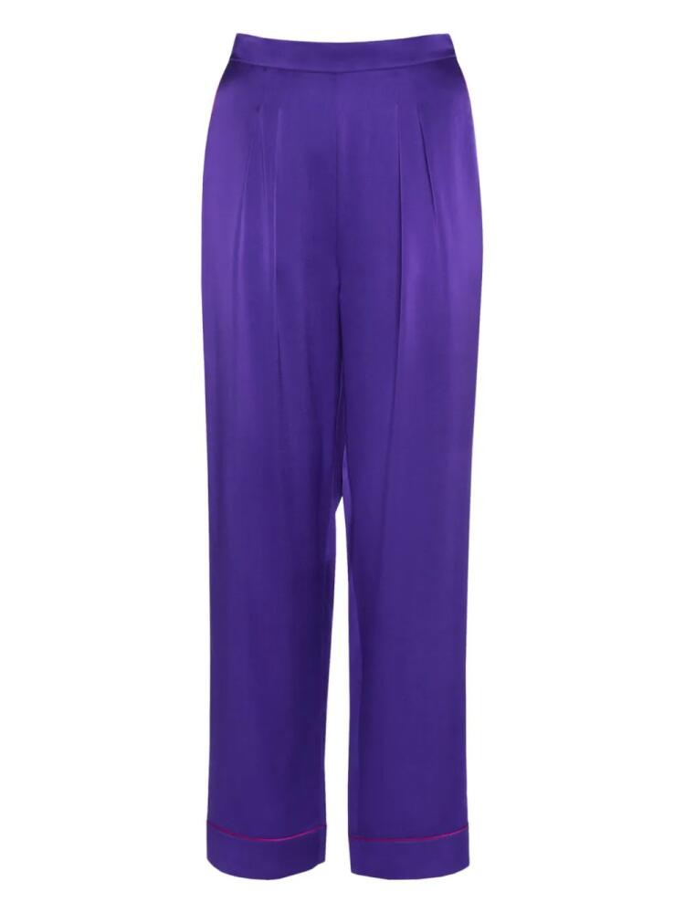 ERES Mondain silk pyjama bottoms - Purple Cover