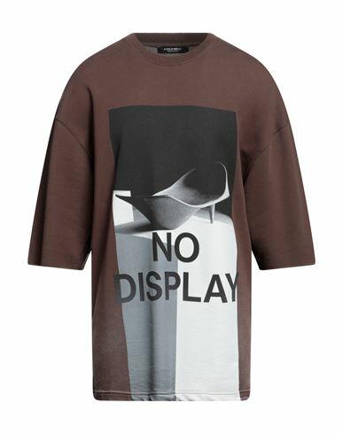 A-cold-wall* Man Sweatshirt Brown Cotton, Polyester Cover