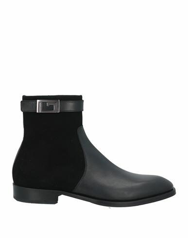 Giovanni Conti Man Ankle boots Black Leather Cover