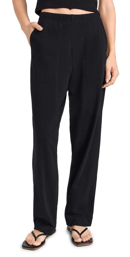 Leset Margo Tapered Pocket Pants Black Cover