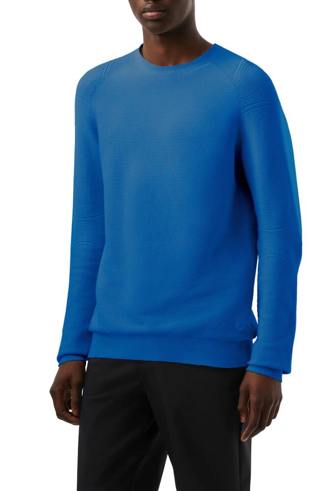 AlphaTauri Seamless 3D Performance Knit Sweater in Blue Cover