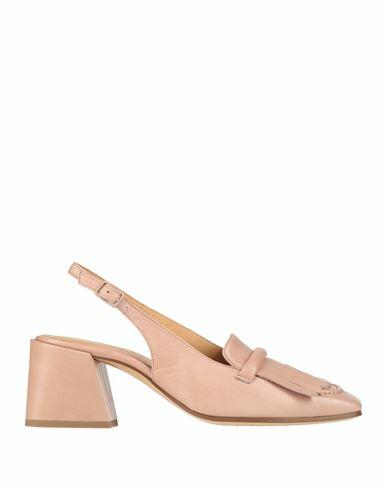 Pomme D'or Woman Pumps Pastel pink Leather Cover