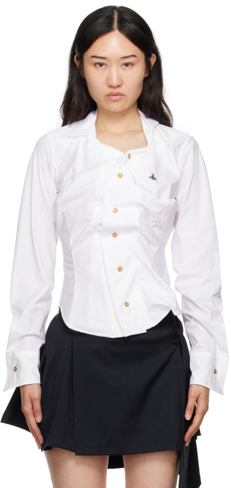 Vivienne Westwood White Drunken Shirt Cover