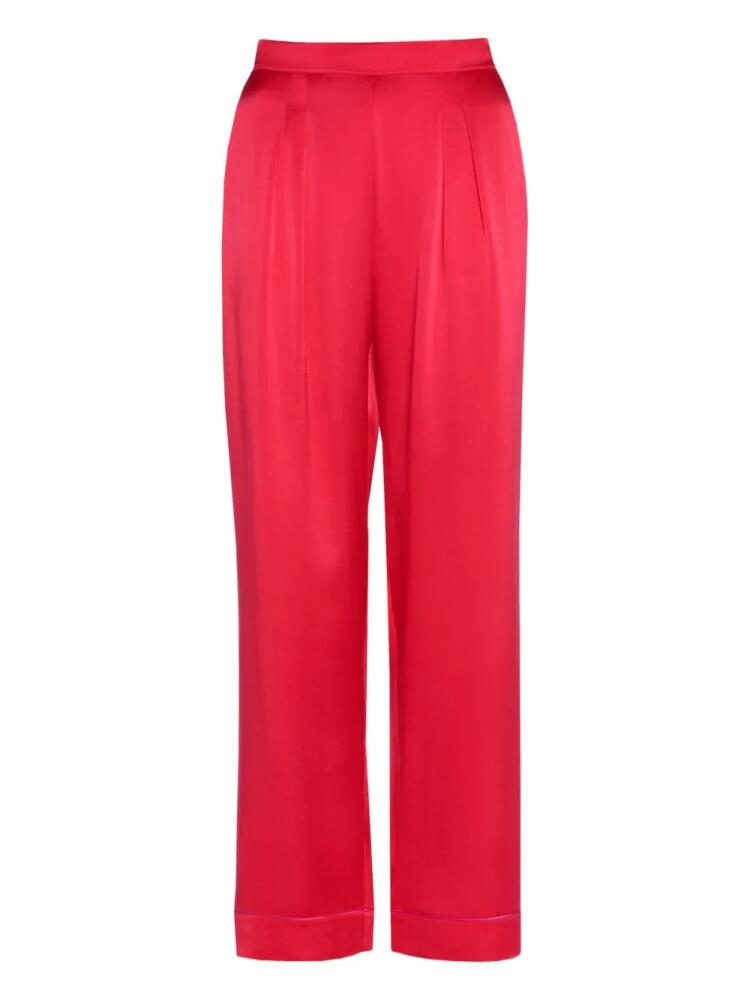 ERES Mondain silk pyjama bottoms - Red Cover