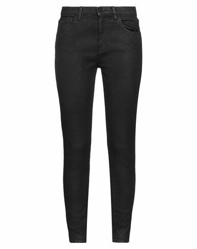 Pence Woman Jeans Black Cotton, Elastomultiester, Elastane Cover