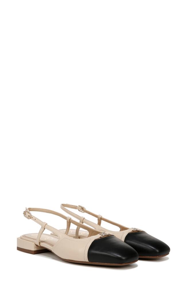 Sam Edelman Kara 2 Slingback Flat in Summer Sand/Black Cover