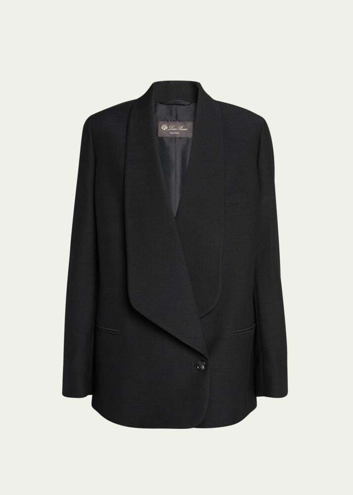 Loro Piana Sheri Slubbed Wool Blazer Jacket Cover