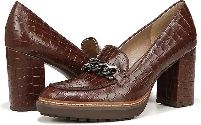 Naturalizer Callie-Moc (Brown Croc Leather) Women's Shoes Cover