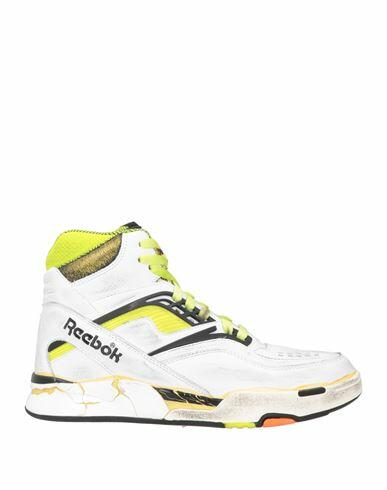 Maison Margiela X Reebok Man Sneakers Acid green Leather, Textile fibers Cover