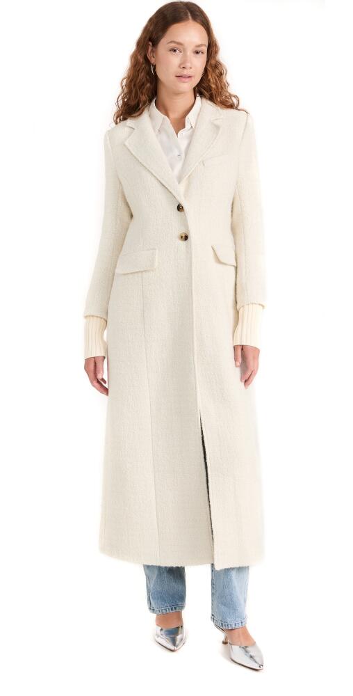 Favorite Daughter The City Coat White Boucle Cover