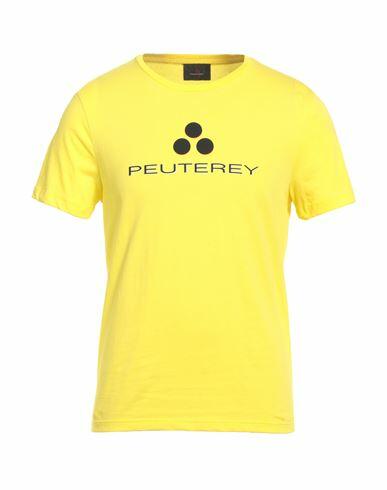 Peuterey Man T-shirt Yellow Cotton Cover