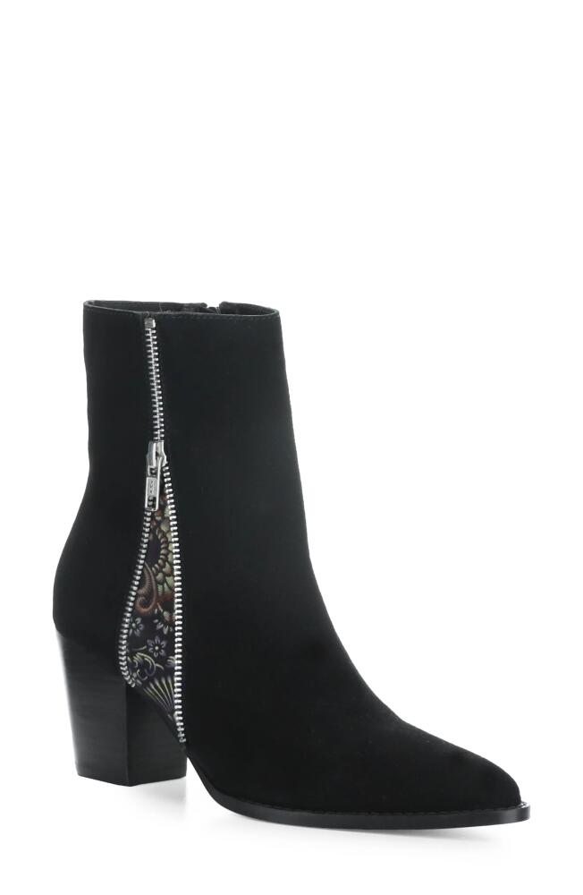 Bos. & Co. Tallon Bootie in Black Suede Cover