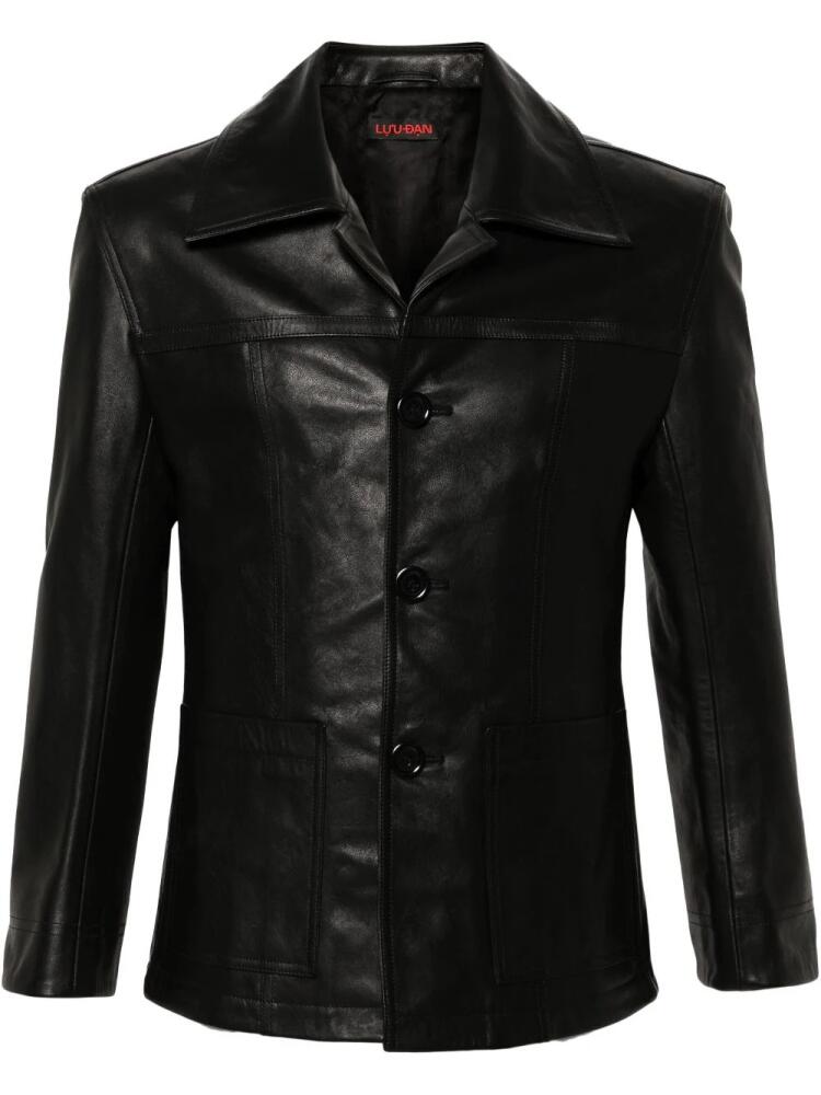 LỰU ĐẠN Creep leather jacket - Black Cover