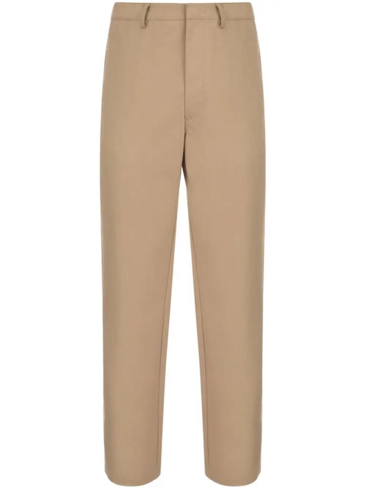 Bally straight-leg cotton trousers - Neutrals Cover