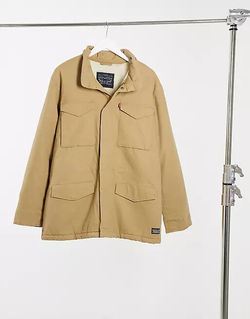 Levi's sherpa field coat-Brown Cover