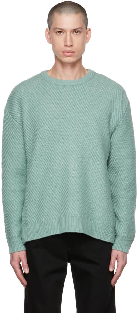 Solid Homme Blue Crewneck Sweater Cover