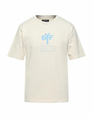 Liberal Youth Ministry Man T-shirt Beige Cotton Cover