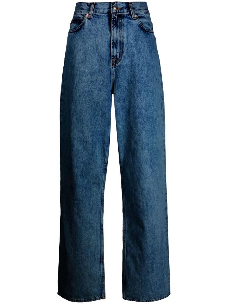 WARDROBE.NYC low-rise straight-leg jeans - Blue Cover