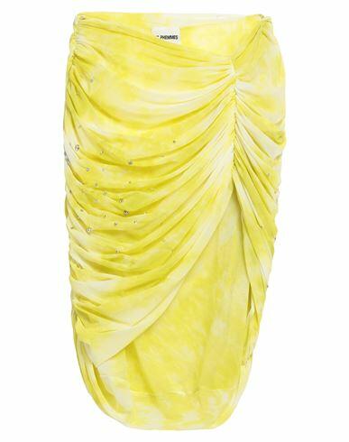 Des_phemmes Woman Mini skirt Yellow Nylon Cover