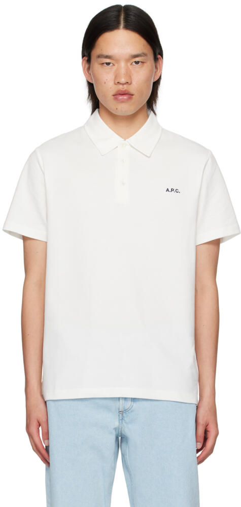 A.P.C. White Carter Polo Cover