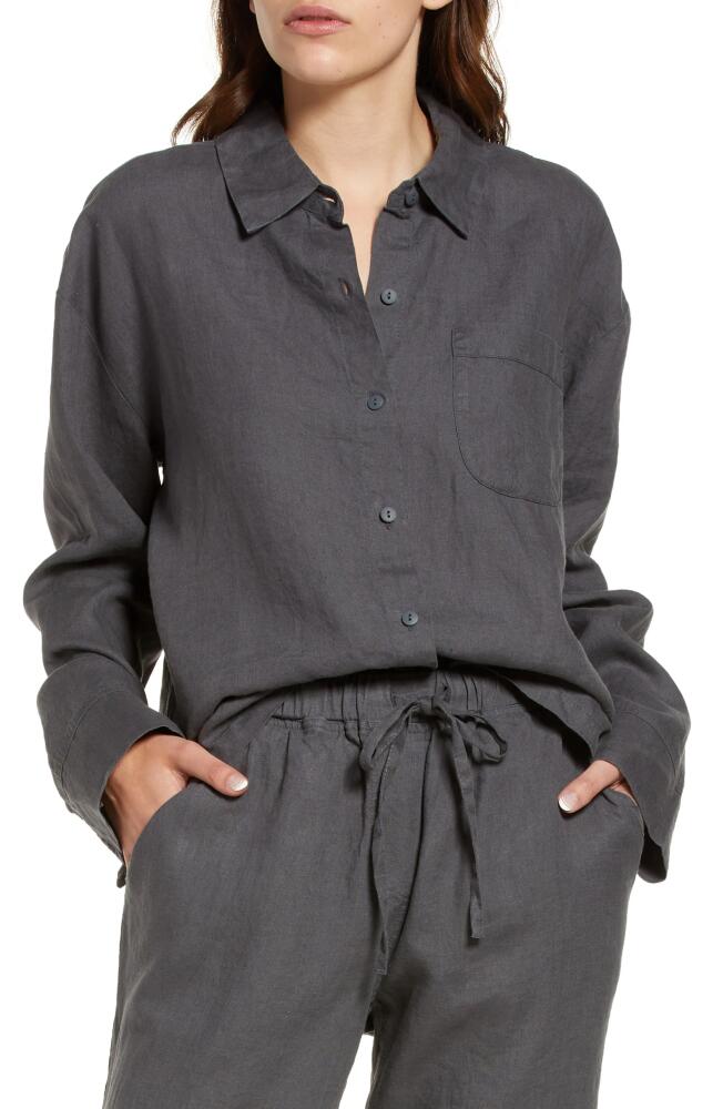 Parachute Women's Linen Shirt in Coal Cover