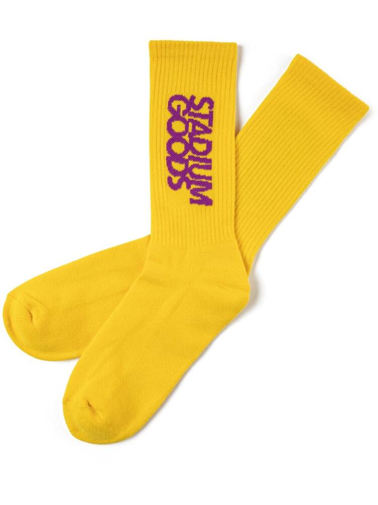 STADIUM GOODS® logo "Lakers" crew socks - Yellow Cover