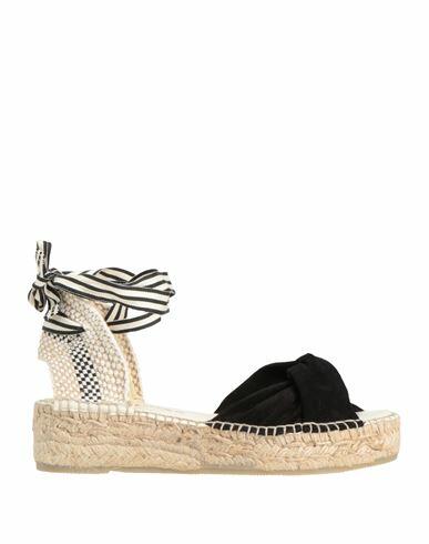 Espadrilles Woman Espadrilles Black Soft Leather Cover