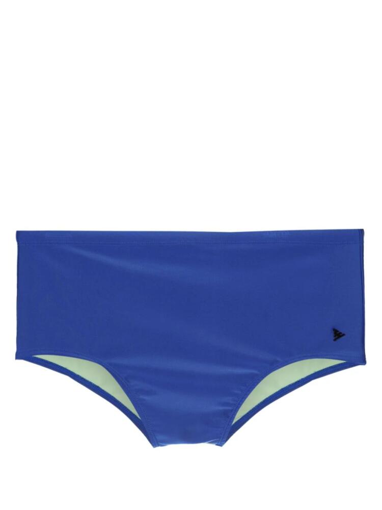 Amir Slama logo-appliqué swim shorts - Blue Cover