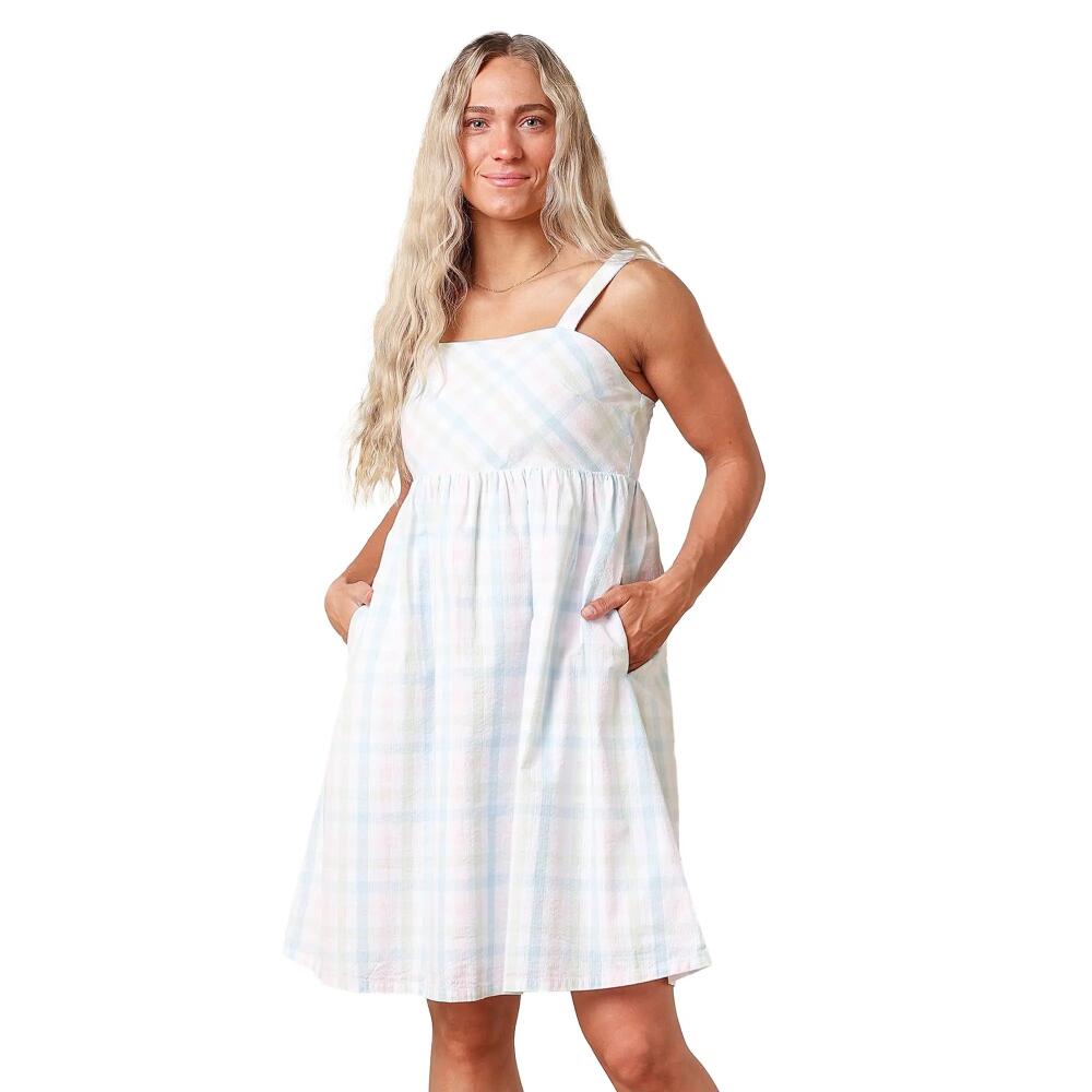 Hope & Henry Women's Organic Sleeveless Seersucker Sundress in Easter Check Cover