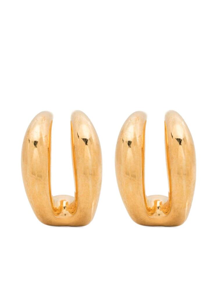 Panconesi Double Moon earrings - Gold Cover