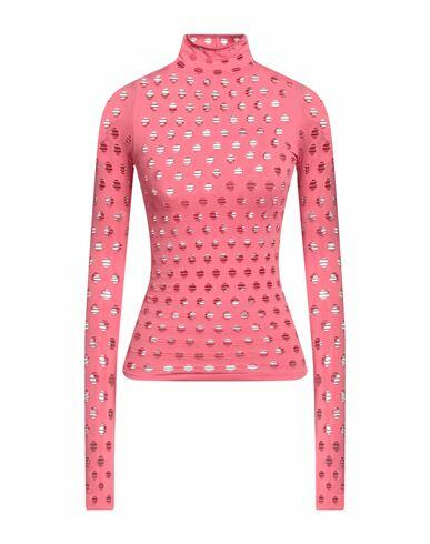 Maisie Wilen Woman T-shirt Pink Nylon, Elastane Cover