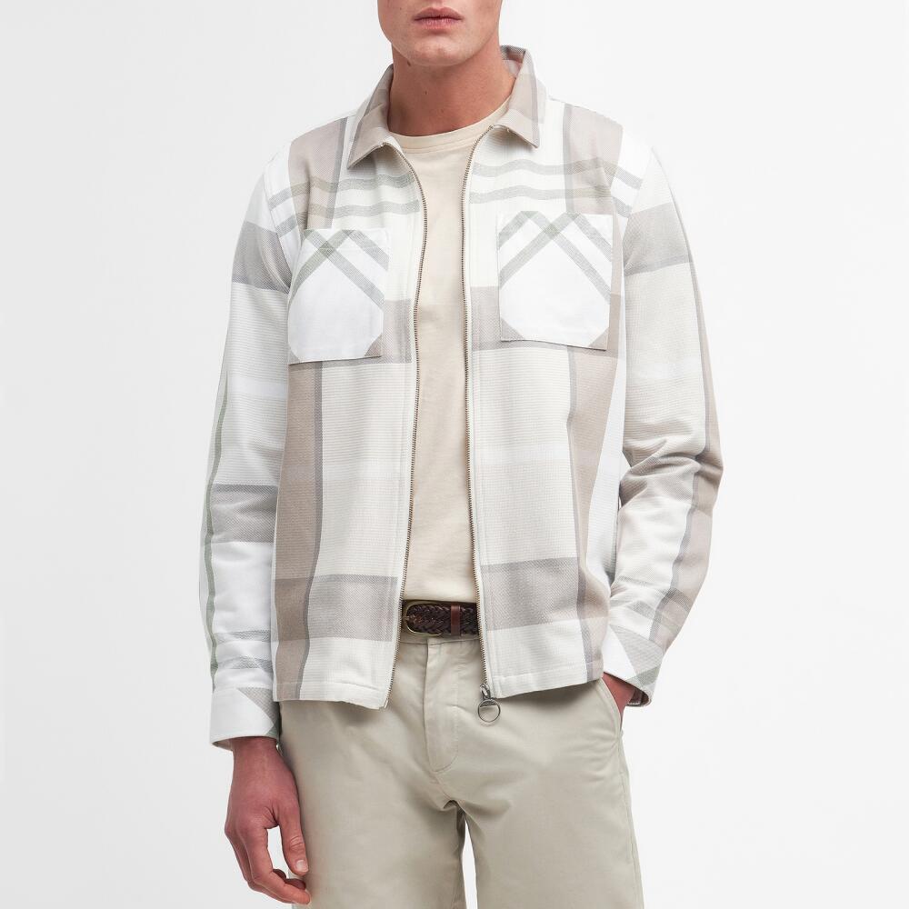 Barbour Heritage Ettrick Checked Cotton-Piqué Overshirt Cover