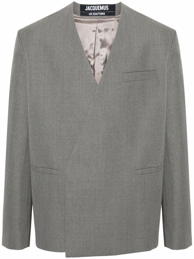 Jacquemus La Veste Cuadrada blazer - Grey Cover