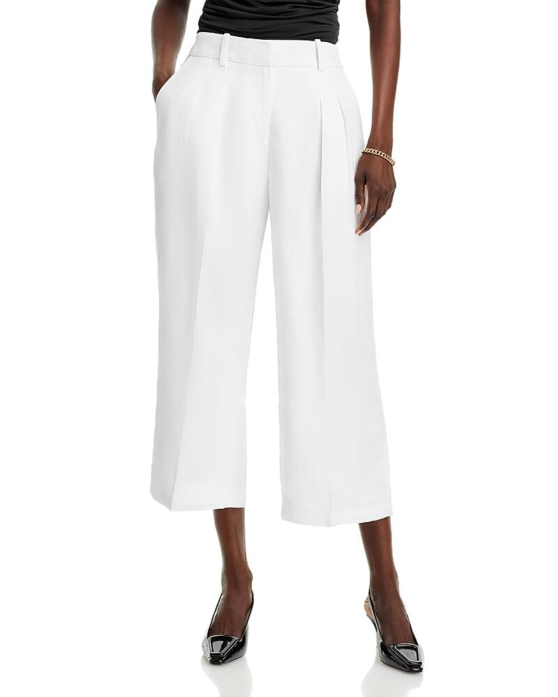 Karl Lagerfeld Paris Cropped Wide Leg Pants Cover